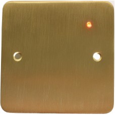 Touch Switch Plate, Brass, Blank, Wall Mount